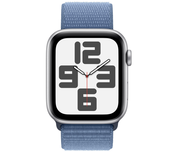 Apple Watch SE 2 44/Silver Aluminum/Winter Blue Sport Loop GPS - 1180680 - zdjęcie 2
